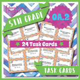 5.OA.2 Task Cards ★ Numerical Expressions 5th Grade Math Centers
