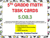 5.OA.3 Math Task Cards