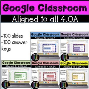 Preview of 5.OA Bundle Google Classroom