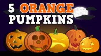 Preview of 5 Orange Pumpkins (video)