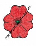 7 POPPY TEMPLATES wreath writing prompt REMEMBRANCE DAY An