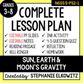 5-PS2-1 Sun, Earth and Moon Gravity Lesson | Printable & Digital