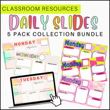 Preview of 5 Pack Daily Slides Bundle