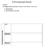 5-Paragraph Argumentative Essay Graphic Organizer