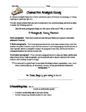 5-Paragraph Character Analysis Essay (with rubric)