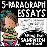 5-Paragraph Essay Lesson with PowerPoint, Outlines, and Vocabulary Posters