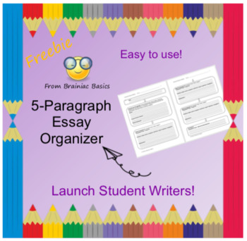 Preview of 5-Paragraph Essay Organizer
