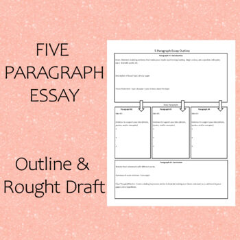 Preview of 5 Paragraph Essay Outline & Rough Draft