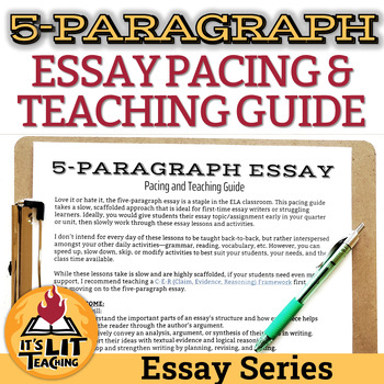 Preview of 5-Paragraph Essay Pacing & Teaching Guide