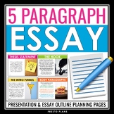 5 Paragraph Essay Writing Presentation and Essay Graphic O