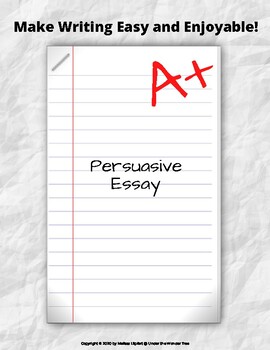 Preview of 5-Paragraph Persuasive Essay (B.O.W.) - Good for distance learning.