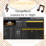5 Part Unit How to Record Music in Garage Band for Students