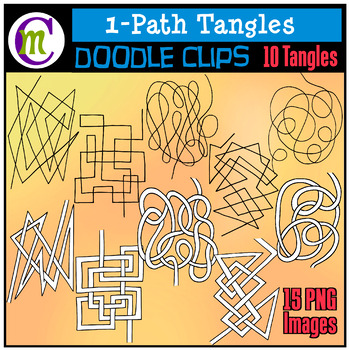 Preview of 1 Path Tangle Maze Clip Art | Spaghetti Pathway Maze Clipart