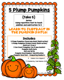 Subtraction: 5 Plump Pumpkins {Subtraction Rhyming Tab Book}