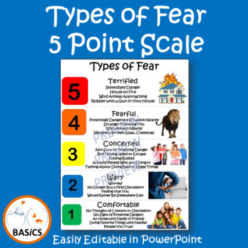 5 Point Scale Types of Fear - BASiCS by BASiCS | TpT