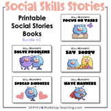 5 Printable Social Skills Stories - Bundle 2 - 25 Lessons 