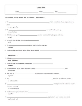 5 Puzzle Cosmos A Spacetime Odyssey Episode 9 Worksheet Set With Keys