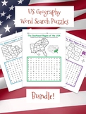 REGIONS OF THE UNITED STATES PRINTABLE MAPS AND WORD SEARC