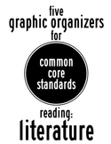 5 Reading Literature Common Core Graphic Organizers