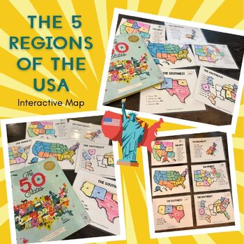 Preview of 5 Regions of the United States - USA Geography