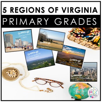 Preview of 5 Regions of Virginia for Primary Grades