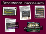 5 Renaissance Primary Source Documents (w activities, guid