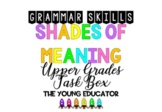 5. SHADES OF MEANING UPPER GRADES GRAMMAR BOOSTER PACK