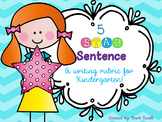 5 STAR Sentence: Rubric for Writing