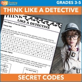 5 Secret Codes to Solve & History of Ciphers: Fun Activiti