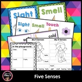 Five Senses Posters and Activities