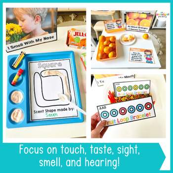 5 Senses Activities Preschool Curriculum by Preschool Packets | TPT