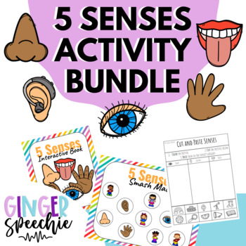 Preview of 5 Senses Activity Bundle | Thematic Unit