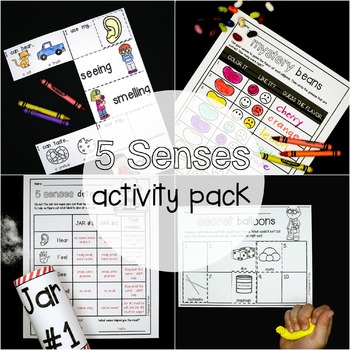 Preview of 5 Senses Activity Pack