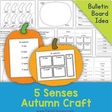 5 Senses Autumn Pumpkin Craft November Bulletin Board Craf