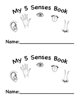 5 Senses Book Printable