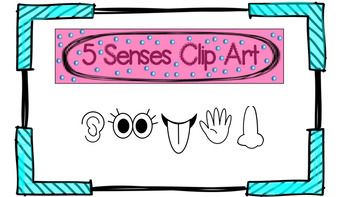 Preview of 5 Senses Clip Art