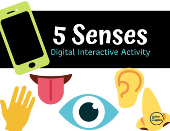 Preview of 5 Senses Digital Skill Assessment/Activity