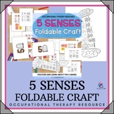 5 Senses Foldable Craft - Occupational Therapy Resources -