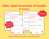 5 Senses Gratitude Worksheets | Meaningful Printable Activ