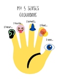 5 Senses Grounding Technique worksheet