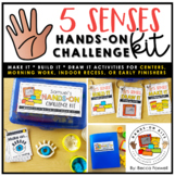 5 Senses Hands-On Challenge Kit | Morning Work | Center Ac