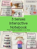 5 Senses Interactive Notebook