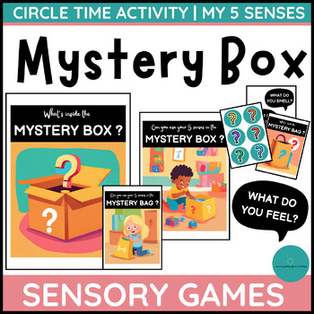 Preview of 5 Senses Mystery Box Game: Early Childhood Education Ideas | Touch & Feel