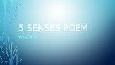 5 Senses Poem