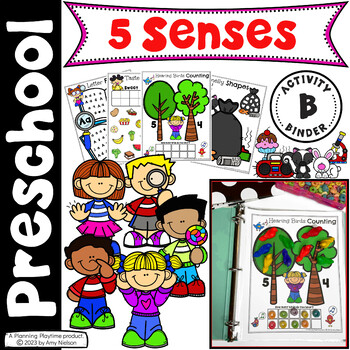 Preview of 5 Senses Preschool Activities