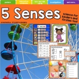 5 Senses, Sight, Touch, Hear, Smell, Taste Activities, Bac