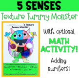 5 Senses Texture Tummy Monster PLUS Optional Math- Additio