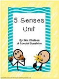 5 Senses Unit for Early Childhood or Special Education