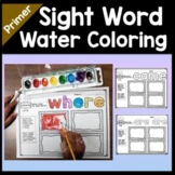 Sight Words with Watercolors {52 Words from the Primer Dol