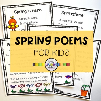 Preview of 5 Spring Poems for Kids
